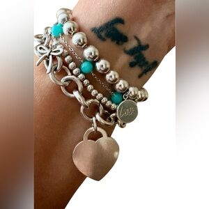 💯 Authentic Tiffany and Co. Clasping Ends Large Link Bracelet